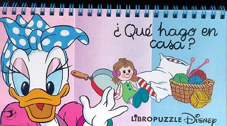 QUE HAGO EN CASA?.LIBROPUZZLE DISNEY | 9788439286011 | DISNEY, WALT