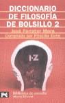 DICCIONARIO DE FILOSOFIA DE BOLSILLO 2 (LB) | 9788420636719 | FERRATER MORA, JOSE