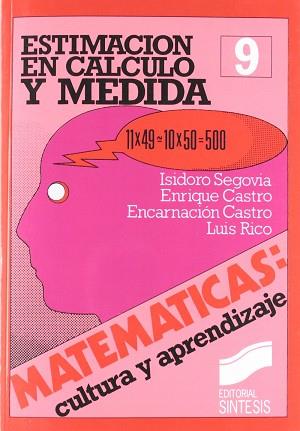 ESTIMACION EN CALCULO Y MEDIDA | 9788477380610 | RICO ROMERO, LUIS