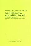 REFORMA CONSTITUCIONAL, LA | 9788481645880 | CABO MARTIN, CARLOS DE