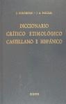 DICCIONARIO CRITICO ETIMOLOGICO CASTELLANO VOL.2 | 9788424913632 | COROMINES, JOAN