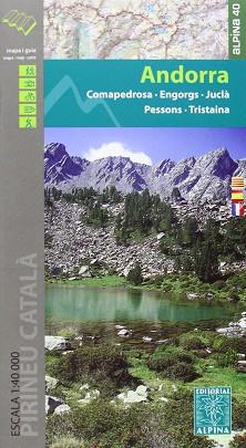 MAPA ANDORRA, MAPA I GUIA EXCURSIONISTA 1:40.000 | 9788480905282 | ALPINA, EDITORIAL