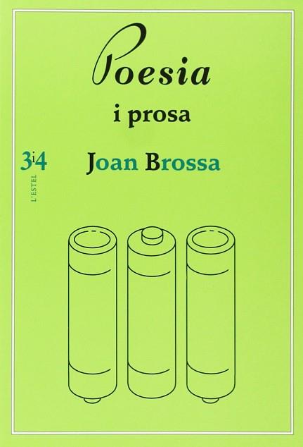 POESIA I PROSA (BROSSA) | 9788475024134 | BROSSA, JOAN