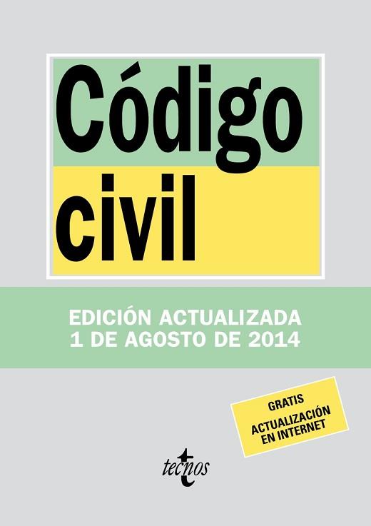 2014 CODIGO CIVIL | 9788430962341 | EDITORIAL TECNOS