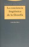 CONCIENCIA LINGÜISTICA DE LA FILOSOFIA LA | 9788481641370 | NIETO BLANCO, CARLOS