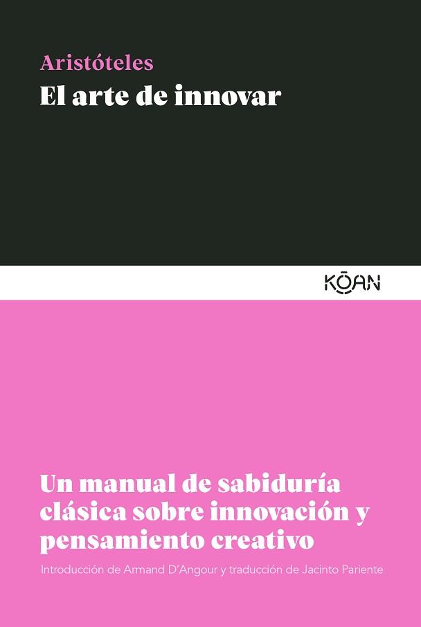 ARTE DE INNOVAR | 9788418223570 | ARISTÓTELES