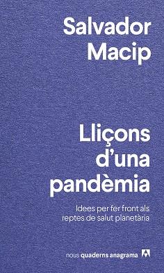 LLIÇONS D'UNA PANDÈMIA | 9788433916501 | MACIP, SALVADOR