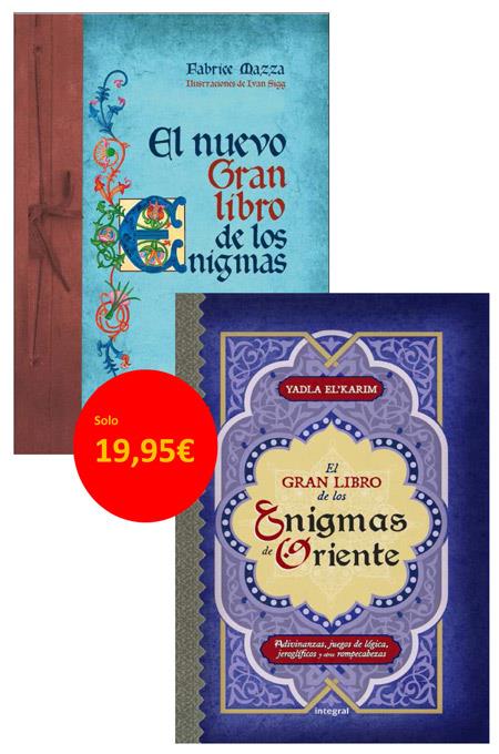 PACK EL NUEVO GRAN LIBRO DE LOS ENIGMAS + EL GRAN LIBRO DE LOS ENIGMAS DE ORIENT | 9788490560945 | MAZZA , FABRICE